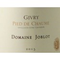 Domaine Joblot Givry Pied de Chaume blanc 2015 etiquette
