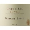Domaine Joblot Givry 1er Cru En Veau blanc sec 2015 etiquette