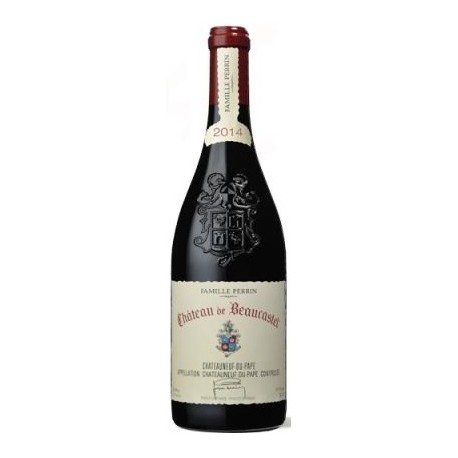 Chateau de Beaucastel Chateauneuf du Pape rouge 2014 bouteille