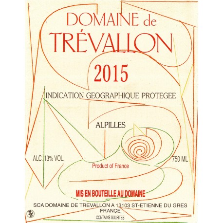 Domaine de Trevallon white 2015