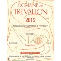 Domaine de Trévallon blanc 2015 etiquette