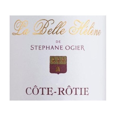 Cote Rotie Stephane Ogier La Belle Helene 2013 MAGNUM etiquette