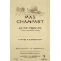 Mas Champart Saint-Chinian Causse du Bousquet rouge 2014 etiquette