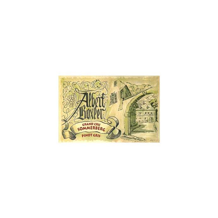 Albert Boxler Pinot Gris Grand cru Sommerberg "W" 2013 