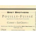 Bret Brothers Pouilly-Fuissé "Les Crays" blanc sec 2015 etiquette