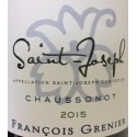 Domaine Francois Grenier Saint Joseph "Chaussonot" rouge 2015 etiquette