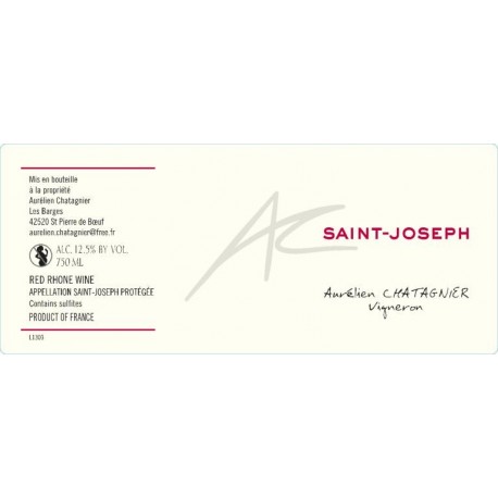 Domaine Aurelien Chatagnier Saint-Joseph red 2014