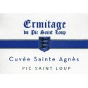  Ermitage du Pic Saint-Loup "Sainte Agnès" rouge 2015 etiquette 