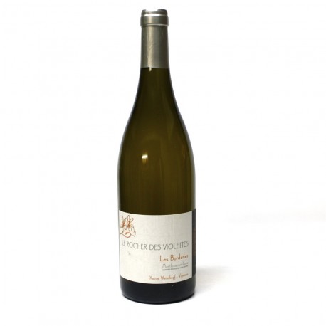 Le Rocher des Violettes Montlouis "Les Borderies" blanc demi-sec 2015 bouteille