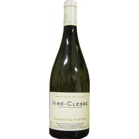 Domaine du Mortier Viré Clessé 2016 blanc sec bouteille