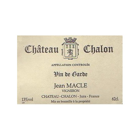 Domaine Jean Macle Chateau Chalon vin jaune 2009 etiquette Domaine Jean Macle Chateau Chalon vin jaune 2009 etiquette