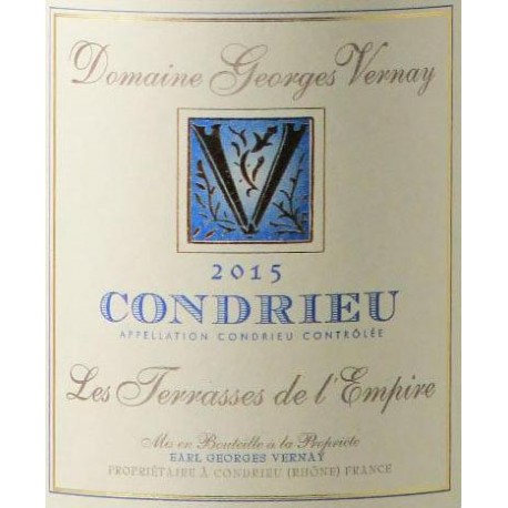 Domaine Georges Vernay Condrieu Les Terrasses de l'empire 2016 etiquette