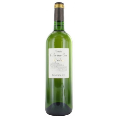 Domaine de l'ancienne Cure Bergerac l'abbaye blanc sec 2015 bouteille