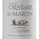 Domaine de l'Oratoire Saint-Martin "Les Douyes" rouge 2015 etiquette