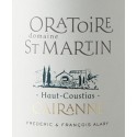 Domaine de l'Oratoire Saint-Martin "Haut-Coustias" blanc 2016 etiquette