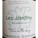 Domaine Francois Grenier Jardins Roussanne blanc 2016 etiquette