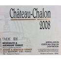 Domaine Tissot Château-Chalon 2008 etiquette