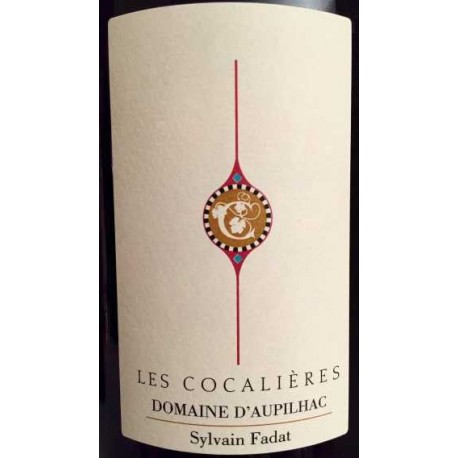 Domaine d'Aupilhac AOP Languedoc "Les Cocalières" rouge 2015 etiquette