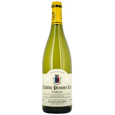 Domaine J-P et Benoit Droin Chablis 1er Cru Vaillons 2016 bouteille