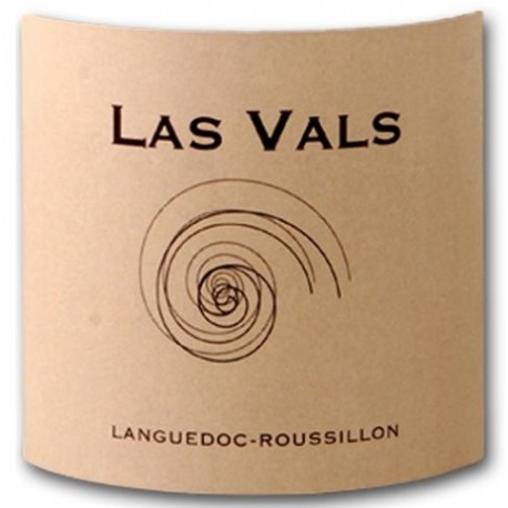 Château La Baronne "Las Vals" blanc sec 2005 etiquette