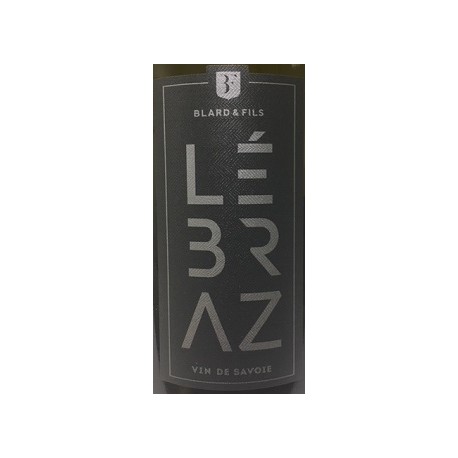 Domaine Blard Savoie "Lébraz" (jacquère) blanc sec 2015 etiquette