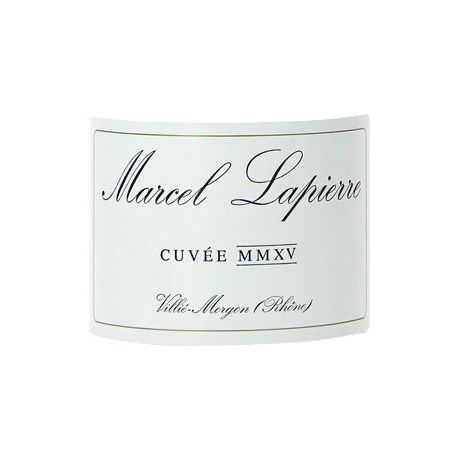Domaine Marcel Lapierre Cuvée Marcel MMXV Morgon rouge 2015 etiquette