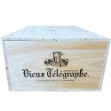 Domaine du Vieux Telegraphe Chateauneuf-du-Pape rouge 2007 caisse bois