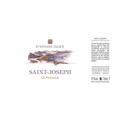 Domaine Stéphane Ogier Saint Joseph "Le Passage" blanc 2014