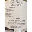 Domaine de l'Oratoire Saint-Martin "Réserve des Seigneurs" rouge 2014