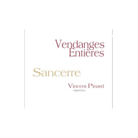 Vincent Pinard Sancerre Vendanges Entières 2015 etiquette