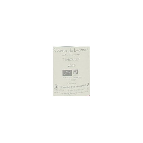 Domaine Clusel-Roch Coteaux du Lyonnais "Traboules" red 2016
