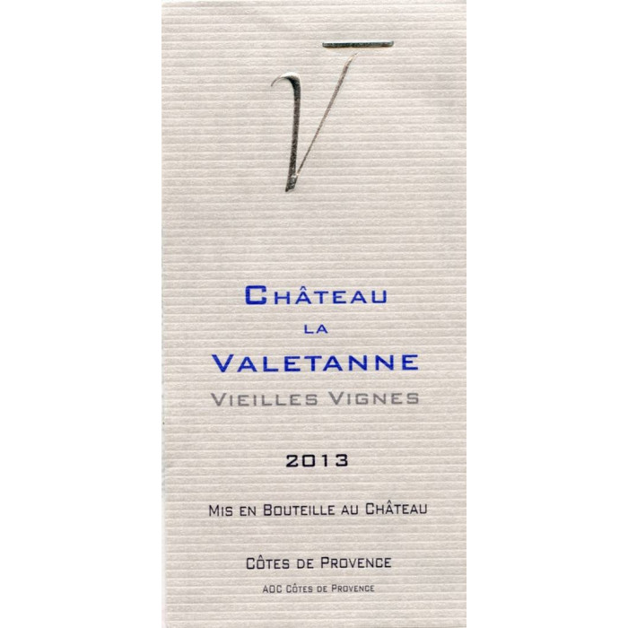 Château La Valetanne Côtes de Provence "Vieilles Vignes" rosé 2013 (75 cl)