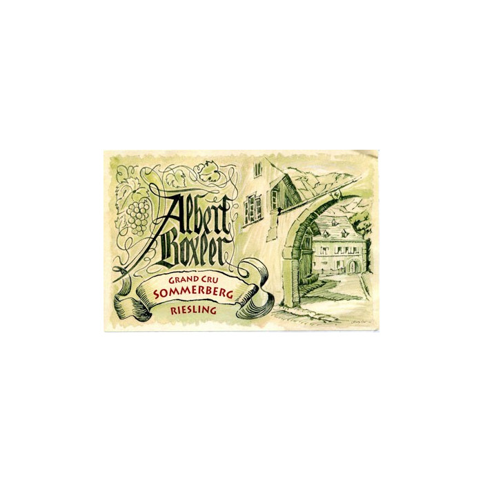 Domaine Albert Boxler Riesling Grand Cru Sommerberg 2012 Domaine Albert Boxler Riesling Grand Cru Sommerberg 2012