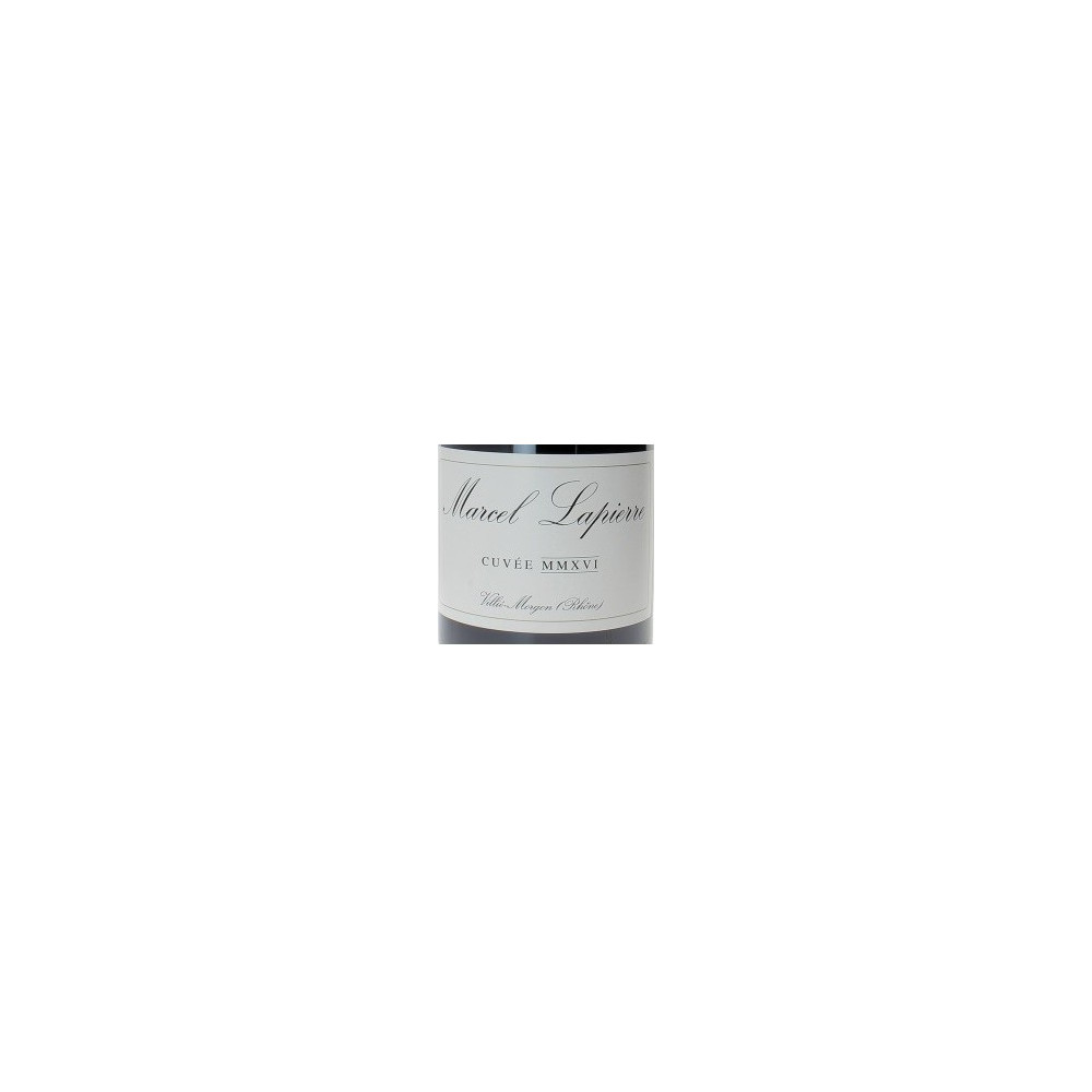Domaine Marcel Lapierre Cuvée Marcel MMXVI Morgon rouge 2016 etiquette