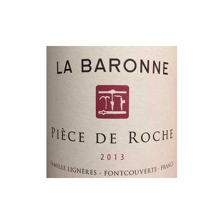 Chateau La Baronne Piece de Roche 2013 etiquette