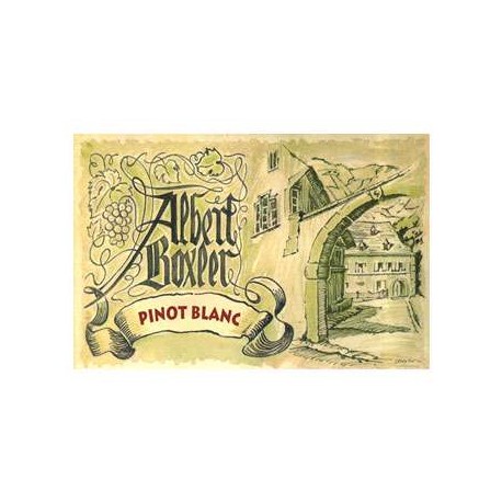 Domaine Albert Boxler Pinot blanc 2016 etiquette