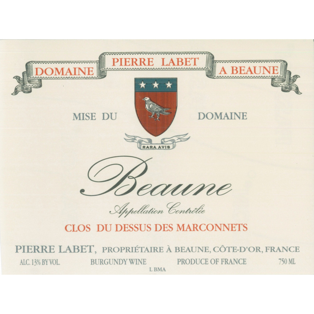 Domaine P. Labet Beaune "Clos du dessus des Marconnets" dry white 2011