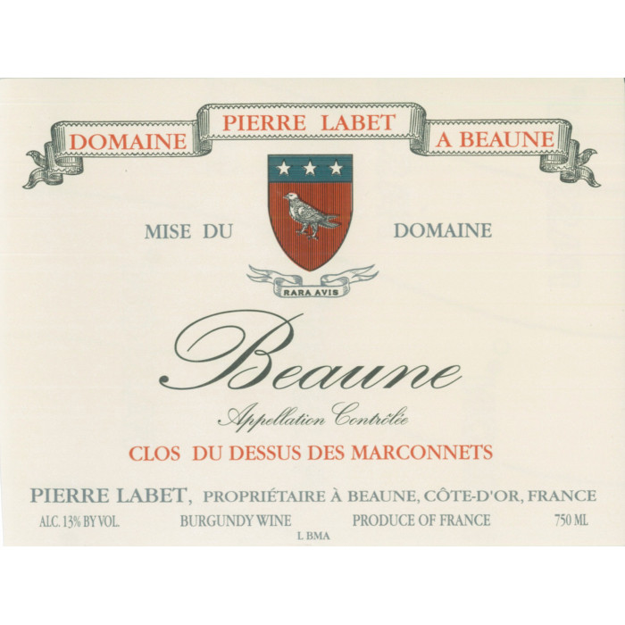 Domaine P. Labet Beaune "Clos du dessus des Marconnets" dry white 2011