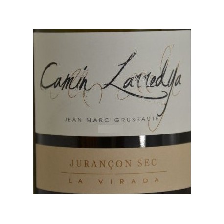 Domaine Camin Larredya Jurançon "La Virada" blanc sec 2016 etiquette
