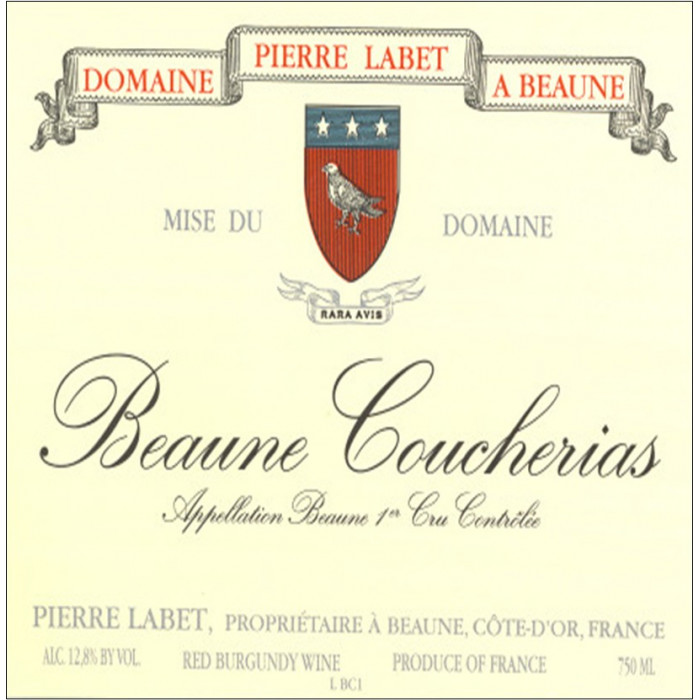 Domaine P. Labet Beaune 1er Cru Coucherias rouge 2011 etiquette