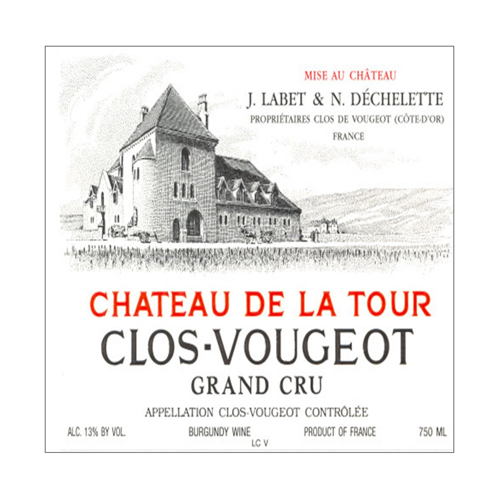 Chateau de la Tour Clos Vougeot Grand Cru  red 2009