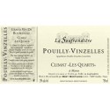 Bret Brothers Domaine La Soufrandière Pouilly-Vinzelles "Les  Quarts" 2016 etiquette