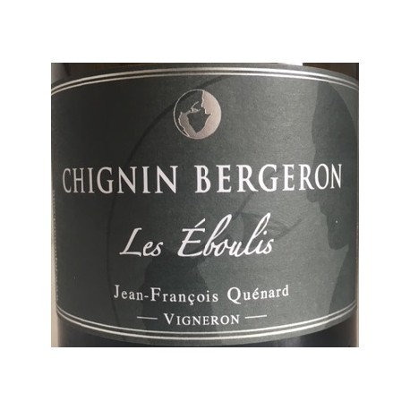 Domaine JP et JF Quenard Chignin Bergeron "Les Eboulis" (roussanne) blanc sec 2017 etiquette