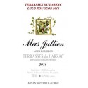Mas Jullien "Lous Rougeos" rouge 2016 etiquette
