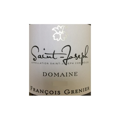 Domaine Francois Grenier Saint Joseph rouge 2016 etiquette