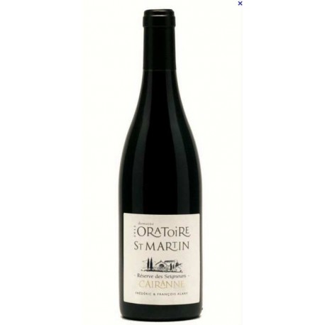 Domaine de l'Oratoire Saint-Martin Cairanne "Réserve des Seigneurs" rouge 2016 bouteille Domaine de l'Oratoire Saint-Martin Cairanne "Réserve des Seigneurs" rouge 2016 bouteille