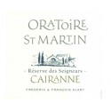 Domaine de l'Oratoire Saint-Martin "Réserve des Seigneurs" blanc 2017 etiquette