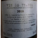 François Chidaine "Chenin d'Ailleurs" méthode traditionnelle brut 2016 contre etiquette