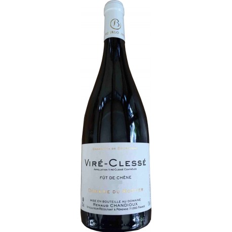Domaine du Mortier Vire Clesse fut de chene 2017 bouteille