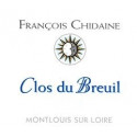 Domaine François Chidaine Montlouis "Clos du Breuil" blanc sec 2017 etiquette